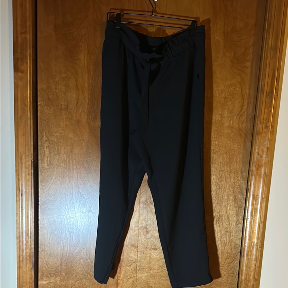 LOFT Black Ankle Cropped Pants